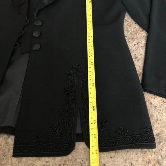 Black Blazer/Skirt Set Women's Size 14 Studio 1 - Picture 10 of 16